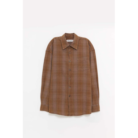 OUR LEGACY DAKOTA FLANNEL CHECK BORROWED SHIRT